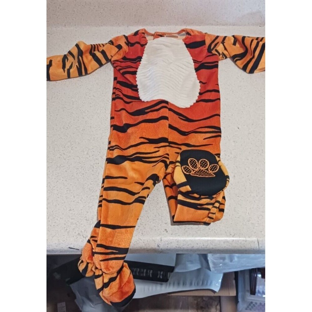 Spirit Halloween Little Tiger Infant 6/12 M Halloween 2pc Costume Great shape